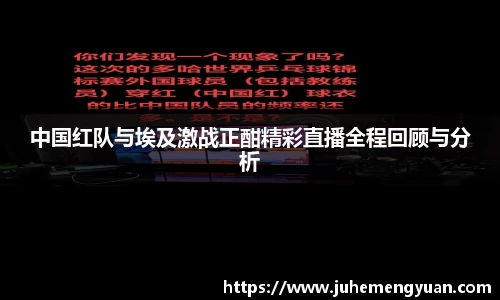 中国红队与埃及激战正酣精彩直播全程回顾与分析